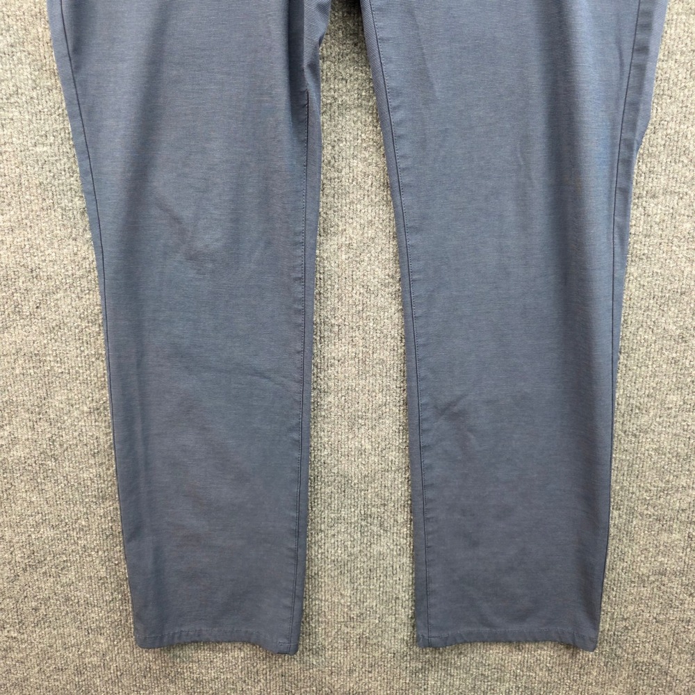 Callaway Mens Golf Pants‎ 34x32 Blue Stretch Performance Flat Front Casual Chino - Picture 2 of 10